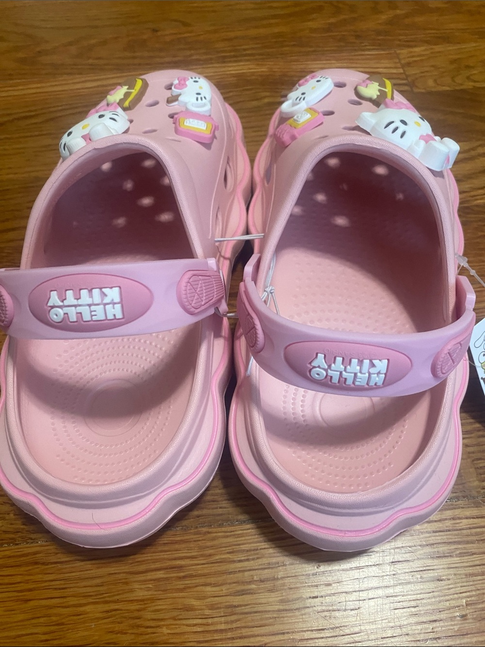 Hello Kitty women’s Light Pink Clog Sandals with Charms - Picture 2 of 9